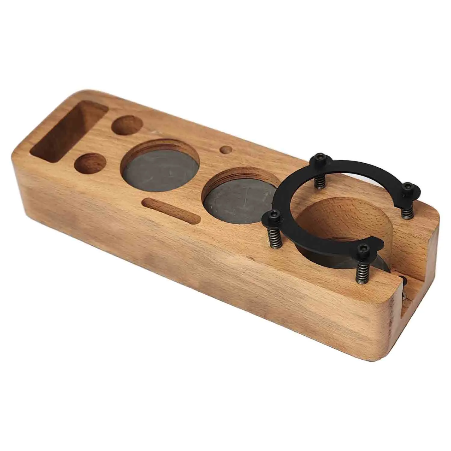 استند چوبی فنر دار مستطیل ضخیم